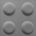 Panou acustic decorativ patrat "Lego" fetru 300x300 mm