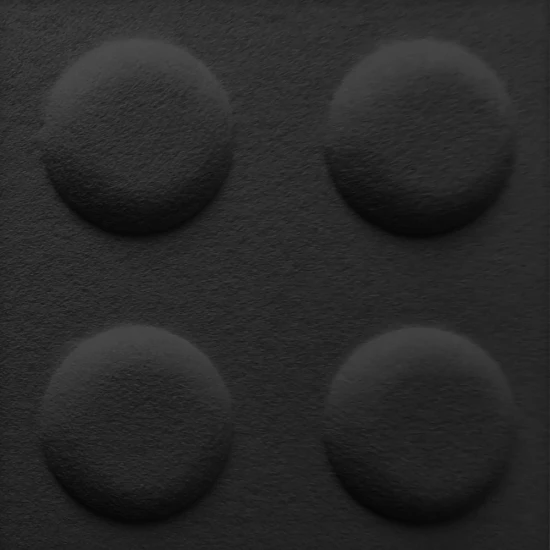 Panou acustic decorativ patrat "Lego" fetru 300x300 mm