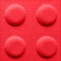 Panou acustic decorativ patrat "Lego" fetru 300x300 mm