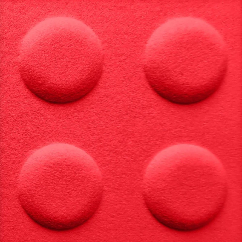 Panou acustic decorativ patrat "Lego" fetru 300x300 mm