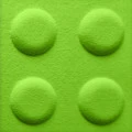 Panou acustic decorativ patrat "Lego" fetru 300x300 mm