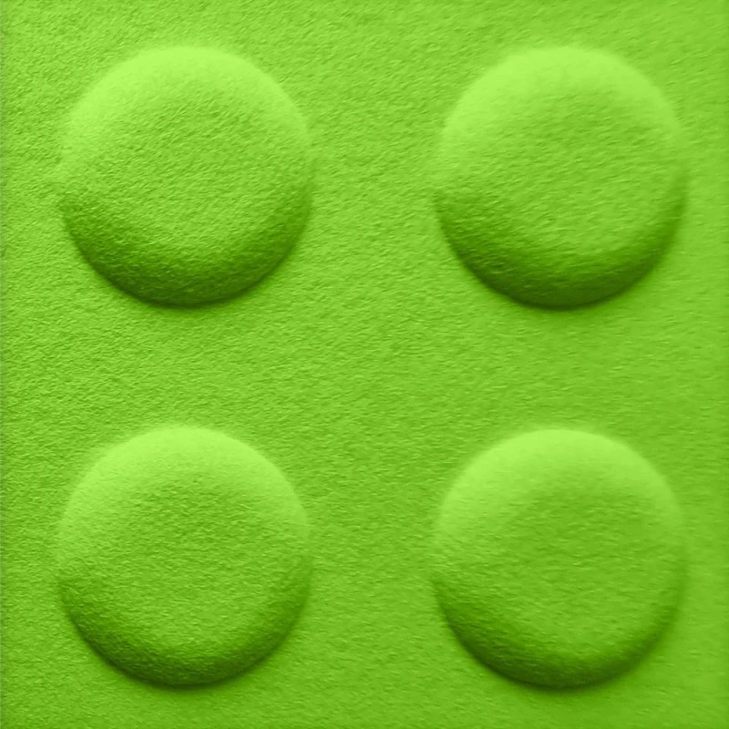 Panou acustic decorativ patrat "Lego" fetru 300x300 mm