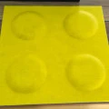 Panou acustic decorativ patrat "Lego" fetru 300x300 mm