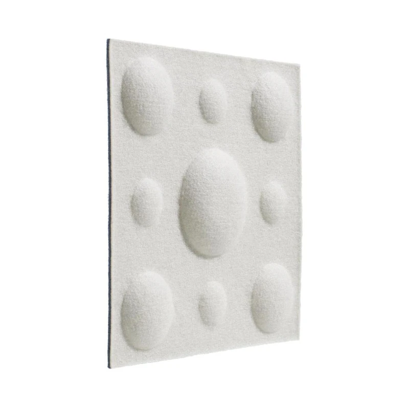 Panou acustic decorativ patrat buline fetru 300x300 mm