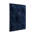 Panou acustic decorativ patrat buline fetru 300x300 mm