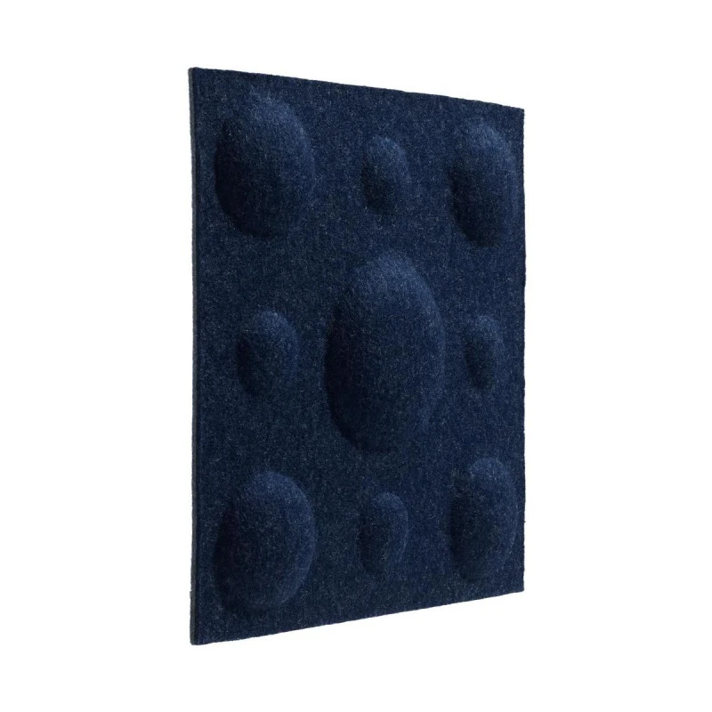 Panou acustic decorativ patrat buline fetru 300x300 mm
