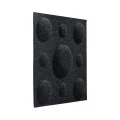 Panou acustic decorativ patrat buline fetru 300x300 mm