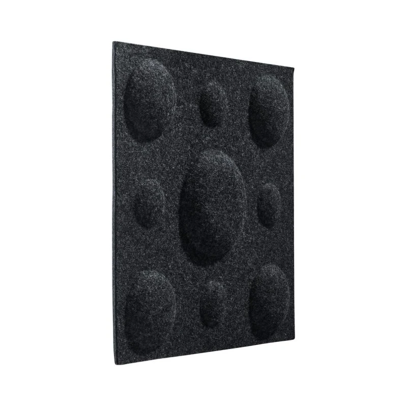 Panou acustic decorativ patrat buline fetru 300x300 mm