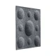 Panou acustic decorativ patrat buline fetru 300x300 mm