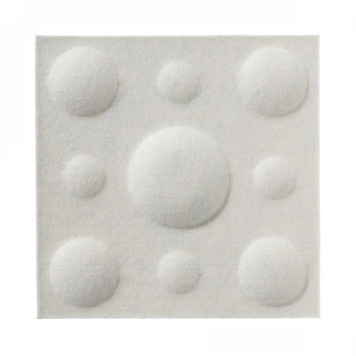 Panou acustic decorativ patrat buline fetru 300x300 mm