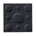 Panou acustic decorativ patrat buline fetru 300x300 mm