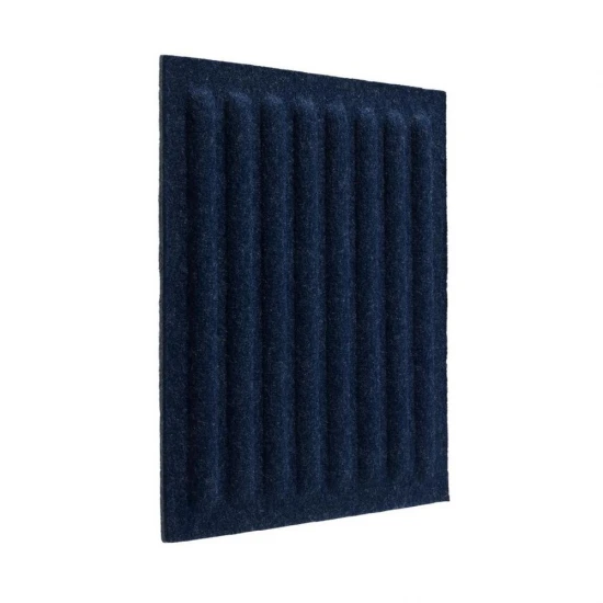 Panou acustic decorativ patrat dungi drepte fetru 300x300 mm