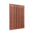 Panou acustic decorativ patrat dungi drepte fetru 300x300 mm