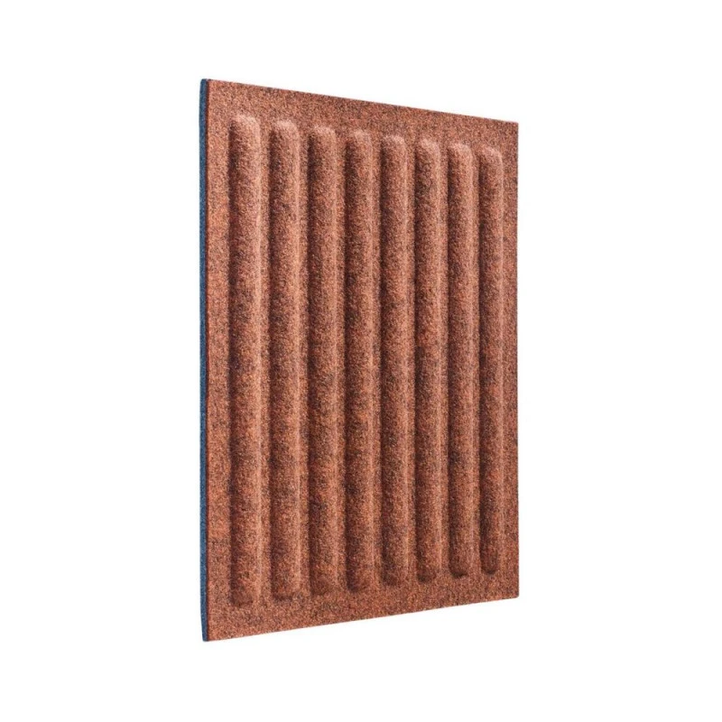 Panou acustic decorativ patrat dungi drepte fetru 300x300 mm