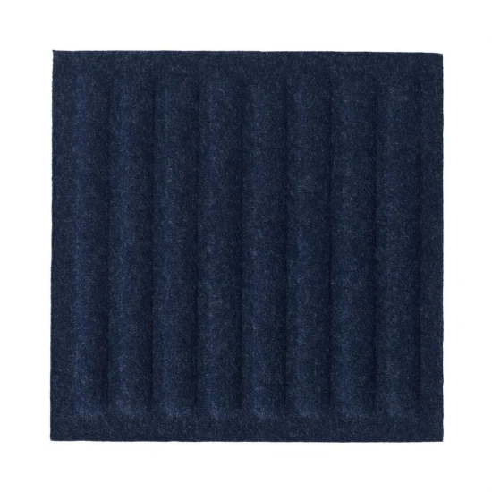 Panou acustic decorativ patrat dungi drepte fetru 300x300 mm