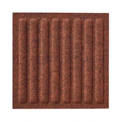 Panou acustic decorativ patrat dungi drepte fetru 300x300 mm Premier Decor