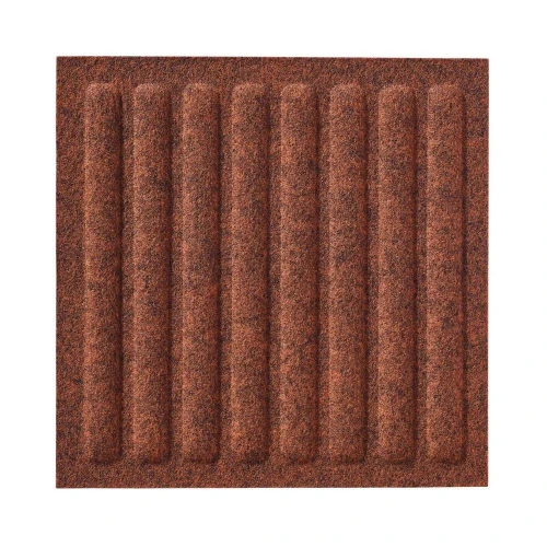 Panou acustic decorativ patrat dungi drepte fetru Panou acustic decorativ patrat dungi drepte fetru 300x300 mm