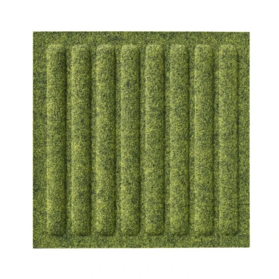 Panou acustic decorativ patrat dungi drepte fetru 300x300 mm