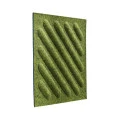 Panou acustic decorativ patrat dungi oblice fetru 300x300 mm