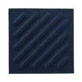 Panou acustic decorativ patrat dungi oblice fetru 300x300 mm