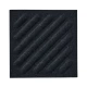 Panou acustic decorativ patrat dungi oblice fetru 300x300 mm