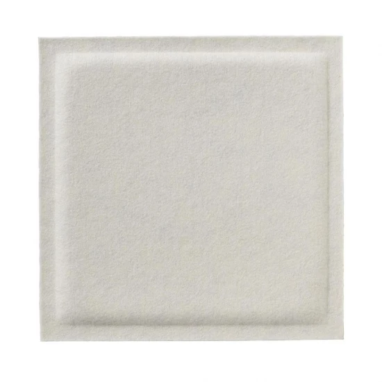 Panou acustic decorativ patrat relief fetru 300x300 mm