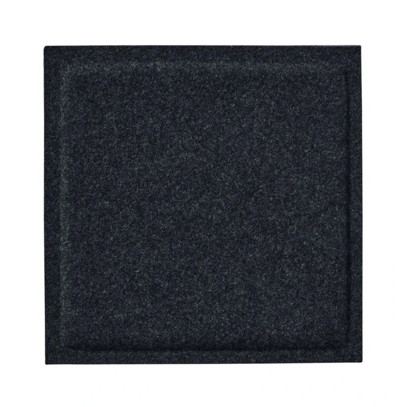 Panou acustic decorativ patrat relief fetru 300x300 mm