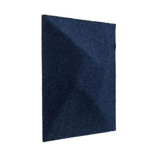 Panou acustic decorativ patrat spirala fetru 300x300 mm