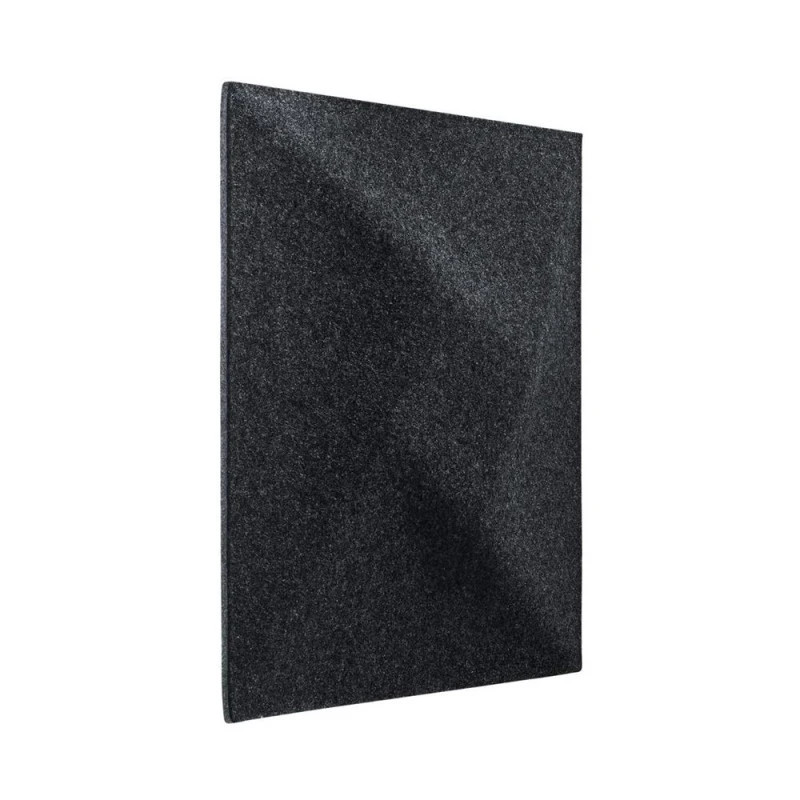 Panou acustic decorativ patrat spirala fetru 300x300 mm