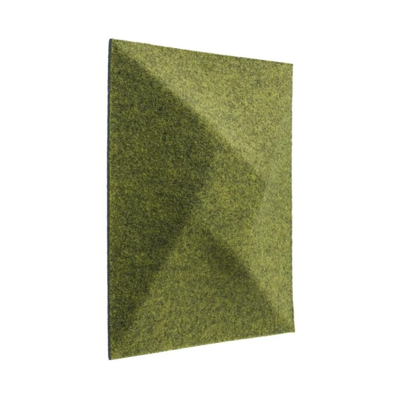 Panou acustic decorativ patrat spirala fetru 300x300 mm