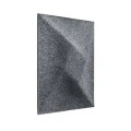 Panou acustic decorativ patrat spirala fetru 300x300 mm