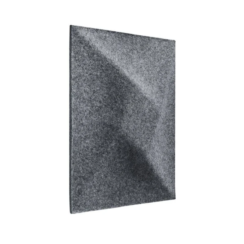 Panou acustic decorativ patrat spirala fetru 300x300 mm