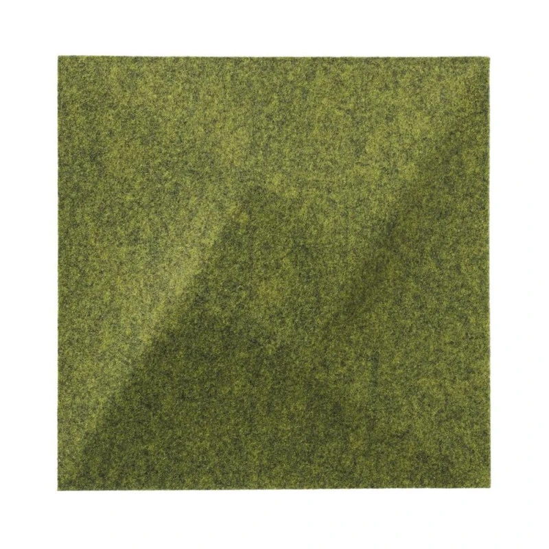 Panou acustic decorativ patrat spirala fetru 300x300 mm