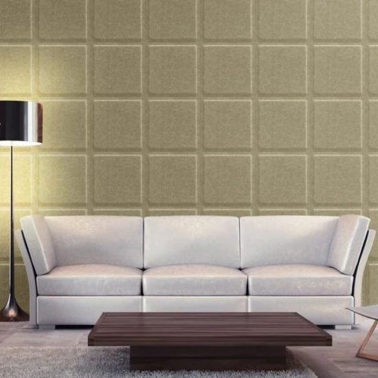 Panou acustic decorativ patrat relief fetru 300x300 mm