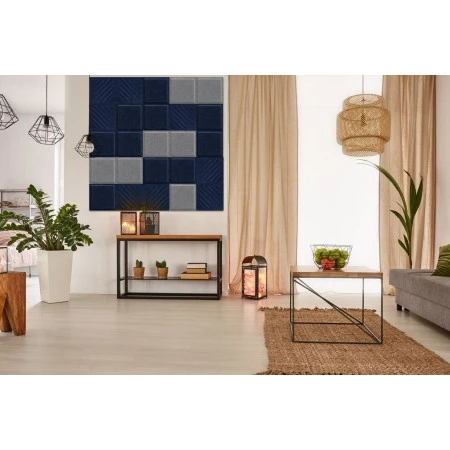 Panou acustic decorativ patrat relief fetru 300x300 mm Premier Decor