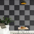 Panou acustic decorativ patrat zimti fetru 300x300 mm