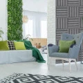 Panou acustic decorativ patrat zimti fetru 300x300 mm