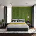 Panou acustic decorativ patrat buline fetru 300x300 mm