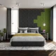 Panou acustic decorativ patrat buline fetru 300x300 mm