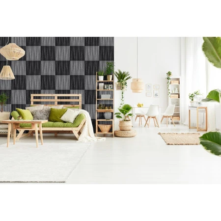 Panou acustic decorativ patrat valuri fetru 300x300 mm Premier Decor