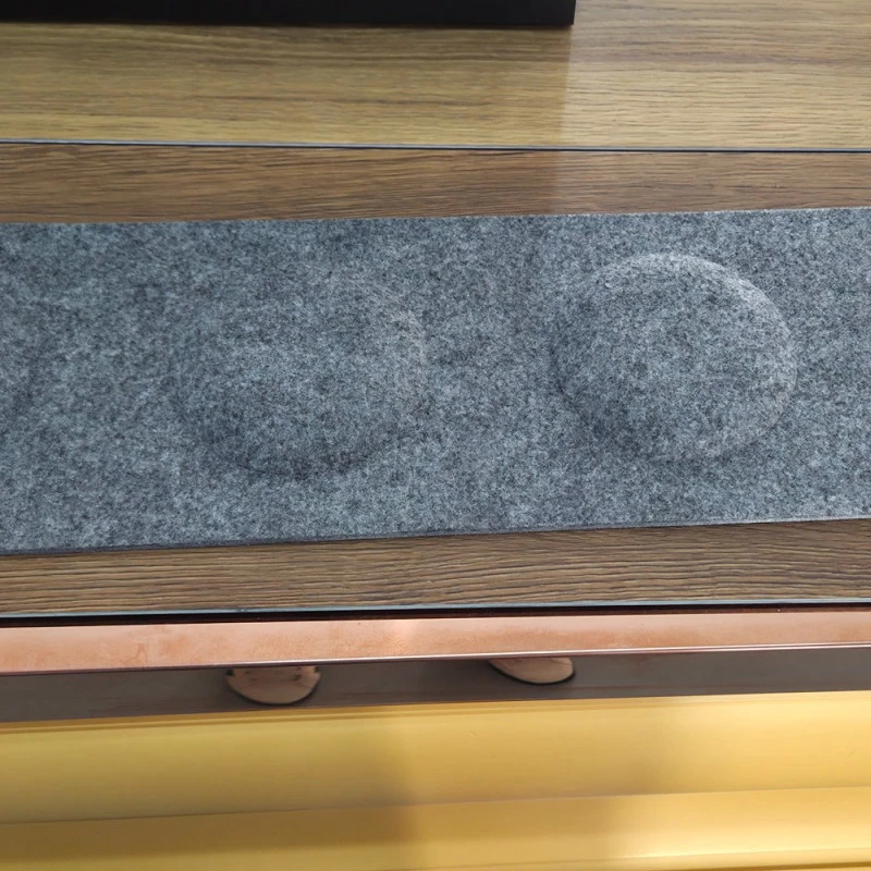 Panou acustic decorativ dreptunghi "Lego" fetru 600x150 mm