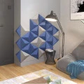 Panou acustic decorativ triunghi fetru 300x300x300 mm