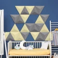 Panou acustic decorativ triunghi fetru 300x300x300 mm