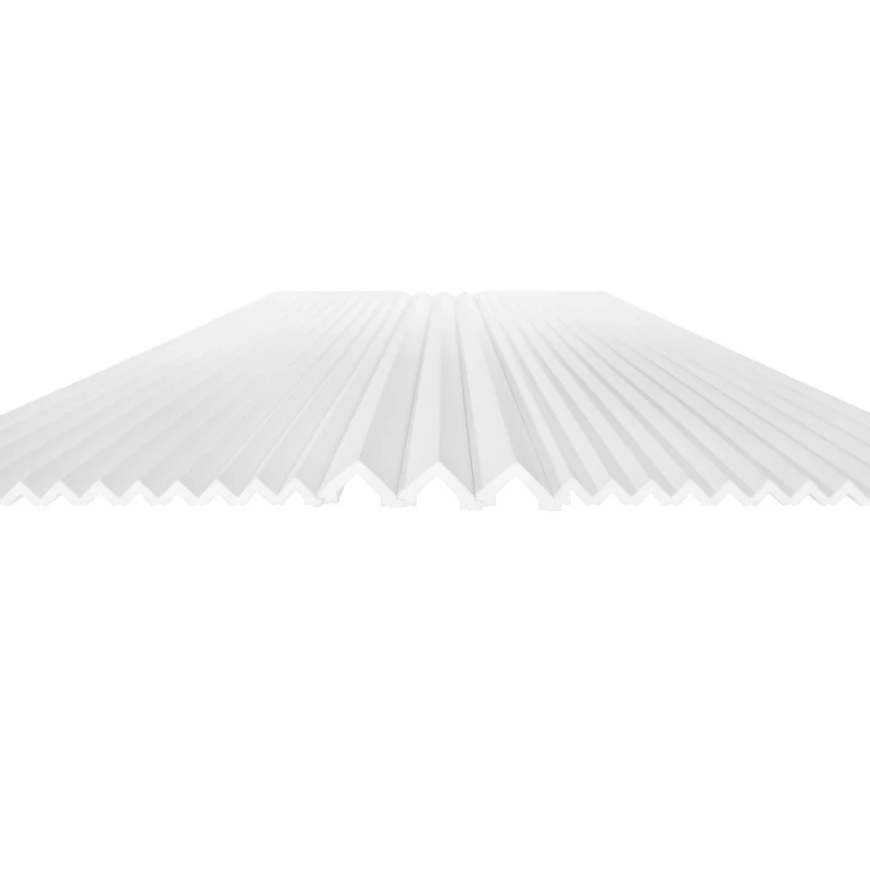 Profil Bagheta Polimer Dur Premium WP003ATP Vivid Triunghiulara Alb Satin 4.5x2.5x200 cm