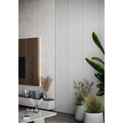 Profil Bagheta Polimer Dur Premium WP003AP Vivid Triunghiulara Alb Satin 4.5x2.5x270 cm MARDOM DECOR