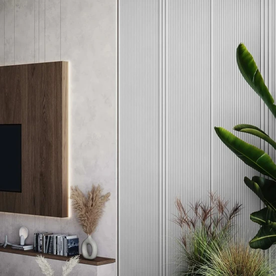 Profil Bagheta Polimer Dur Decorativa WP003A Vivid Triunghiulara Alba 4.5x2.5x270 cm