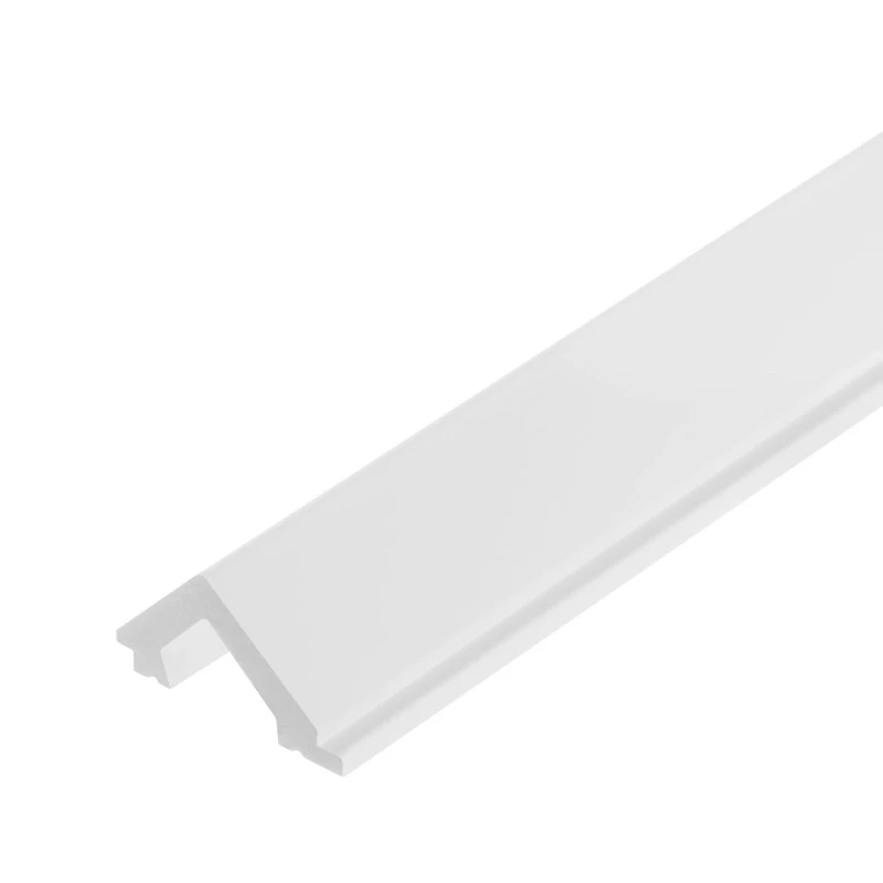 Profil Bagheta Polimer Dur Premium WP003ATP Vivid Triunghiulara Alb Satin 4.5x2.5x200 cm