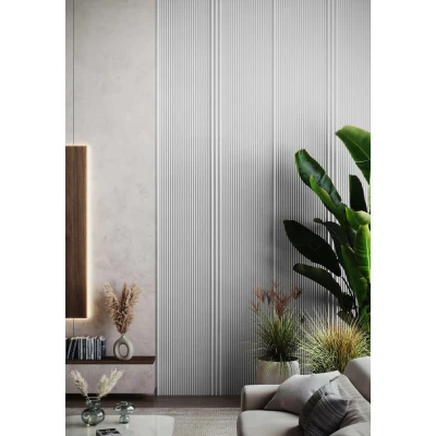 Profil Bagheta Polimer Dur Decorativa WP003A Vivid Triunghiulara Alba 4.5x2.5x270 cm MARDOM DECOR