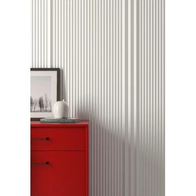 Profil Bagheta Polimer Dur Decorativa WP003AT Vivid Triunghiulara Alba 4.5x2.5x200 cm MARDOM DECOR