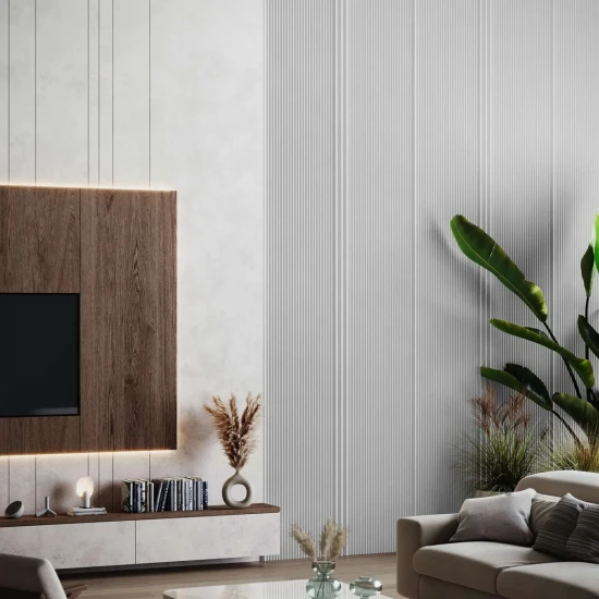 Profil Bagheta Polimer Dur Decorativa WP003A Vivid Triunghiulara Alba 4.5x2.5x270 cm